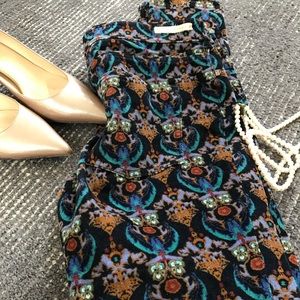 Printed anthropologie pants